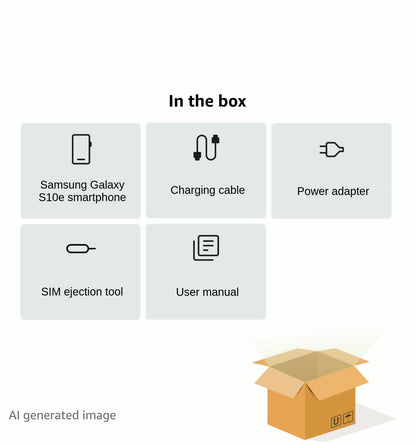 Samsung Smartphone Galaxy S10E G970 128GB Prism Black EU