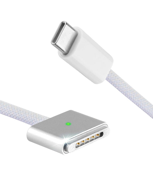 140W USB-C to magnetic 3 cable, Type C to magnetic 3 charging cable for magnetic 3 140/100/65W PD fast charging PVC for tablet (6.6ft)