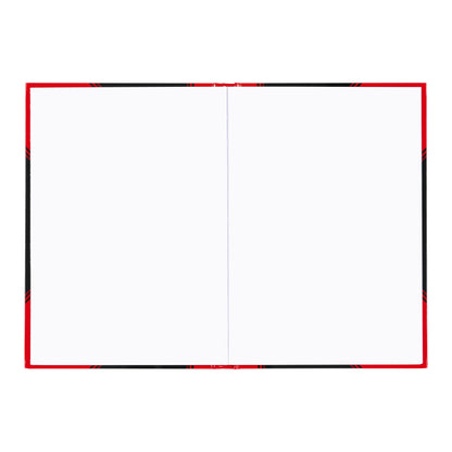 Bantex A5 blank notebook, 192 pages, 70 g/m², hardcover, black, pack of 6