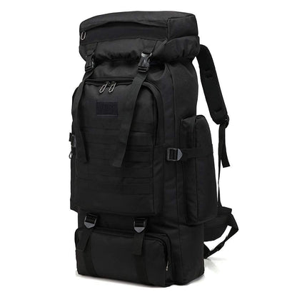 Kabxhueo Large Backpack 60L-80L Hiking Backpack Waterproof for Men & Women - Travel Backpack, Emergency Backpack, Trekking Backpack for Survival, Hiking, Camping, Fishing & Travel (Backpacker Backpack)