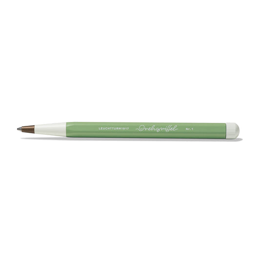 LIGHTHOUSE1917 362456 Twist Ballpoint Pen No. 1, Sage, Ballpoint Pen with royal blue ink