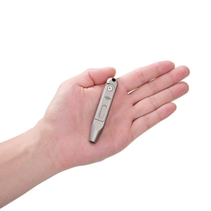 OKNIFE Oracle D1 Titanium Multi-Bit Screwdriver, 8 in 1 Mini Screwdriver Set Magnetic Repair EDC Multitool for Computer Glasses Daily Household Use.