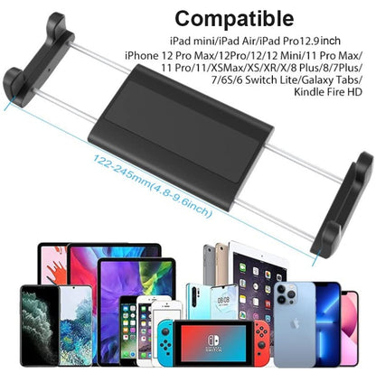 Girafus Tablet Holder for Car Headrest Middle 4-13 Inch Tablet Car Mount Backseat Tablet Holder between Headrests Rear fits iPad, iPad Pro, Switch, Galaxy. Tablet Holder Car Back Seat H3.