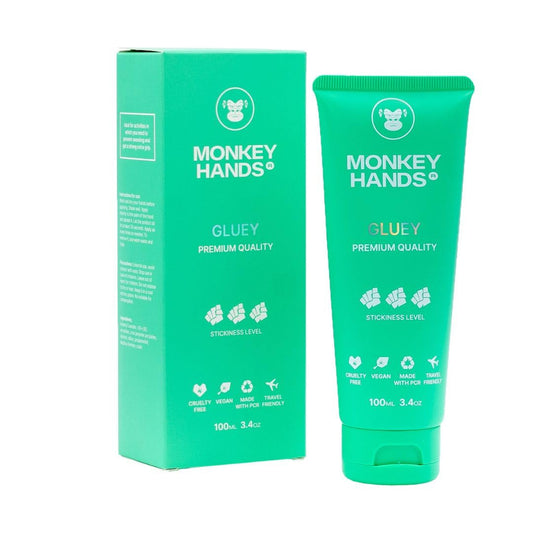 Monkeyhands Sticky Grip | Super strong grip for fitness and pole dance | perfect for calisthenics, rings, parkour, gymnastics | Vegan, Paraben-free, with resin | Green, 100ml