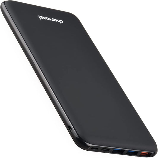 Charmast Power Bank, 20W Slim Powerbank 26800mAh with 4 outputs and 3 inputs, USB C input & output, External battery packs compatible with iPhone 16 15 14 13 12 11 Pro Max Plus Mini iPad Samsung Tablet