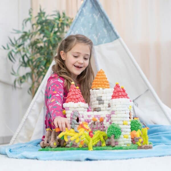 Playmais BASIC XL craft set for children aged 3 and up | Over 2000 pieces for crafting | Natural toy | Promotes creativity & motor skills | Gift for girls & boys | MADE IN GERMANY