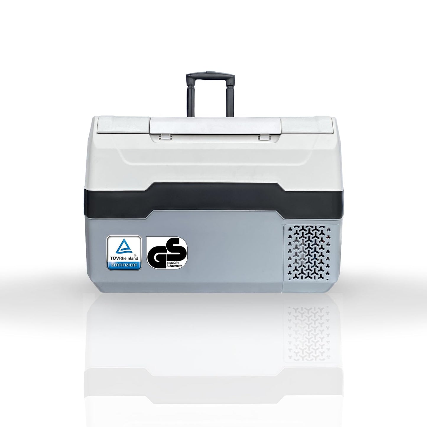 RGBer® Car Cooler, Compressor Cooler 30 liters, 2in1 Dual Zone Cooling & Freezer, 12/24 V 230V Cooling up to -20 ° C for car, truck, camping