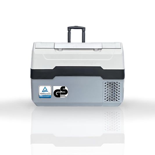 RGBer® Car Cooler, Compressor Cooler 30 liters, 2in1 Dual Zone Cooling & Freezer, 12/24 V 230V Cooling up to -20 ° C for car, truck, camping