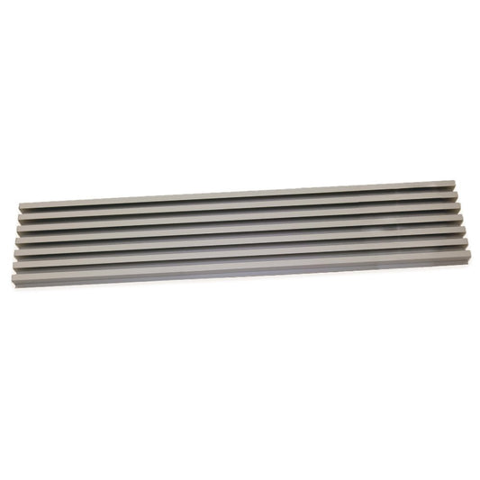 Emuca 8934869 Ventilation grille for refrigerator/stove made of stainless aluminum anodizing.