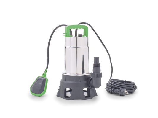 AQUANIQUE submersible pump DWP 19000 (up to 19,000 l/h flow rate, max. 25 mm grain size, 750 W, 9 m Hmax) - dirty water pump for ponds, paddling pools, flooded basements, construction sites, pools