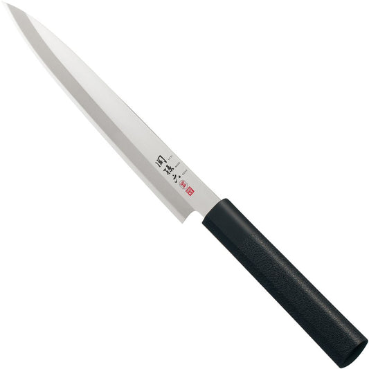 KAI Seki Magoroku Kinju and Hekiju Yanagiba Left-handed 21.0 cm blade length - 8A solid & SUS420J2 steel - 58 & 56 (±1) HRC - handcrafted - Pakkawood & PP plastic handle - fish knife - Made in Japan