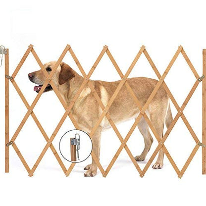 AllRight Dog barrier gate Dog gate Pet gate Staircase safety gate Wooden Mounting hardware 75 x 105 cm