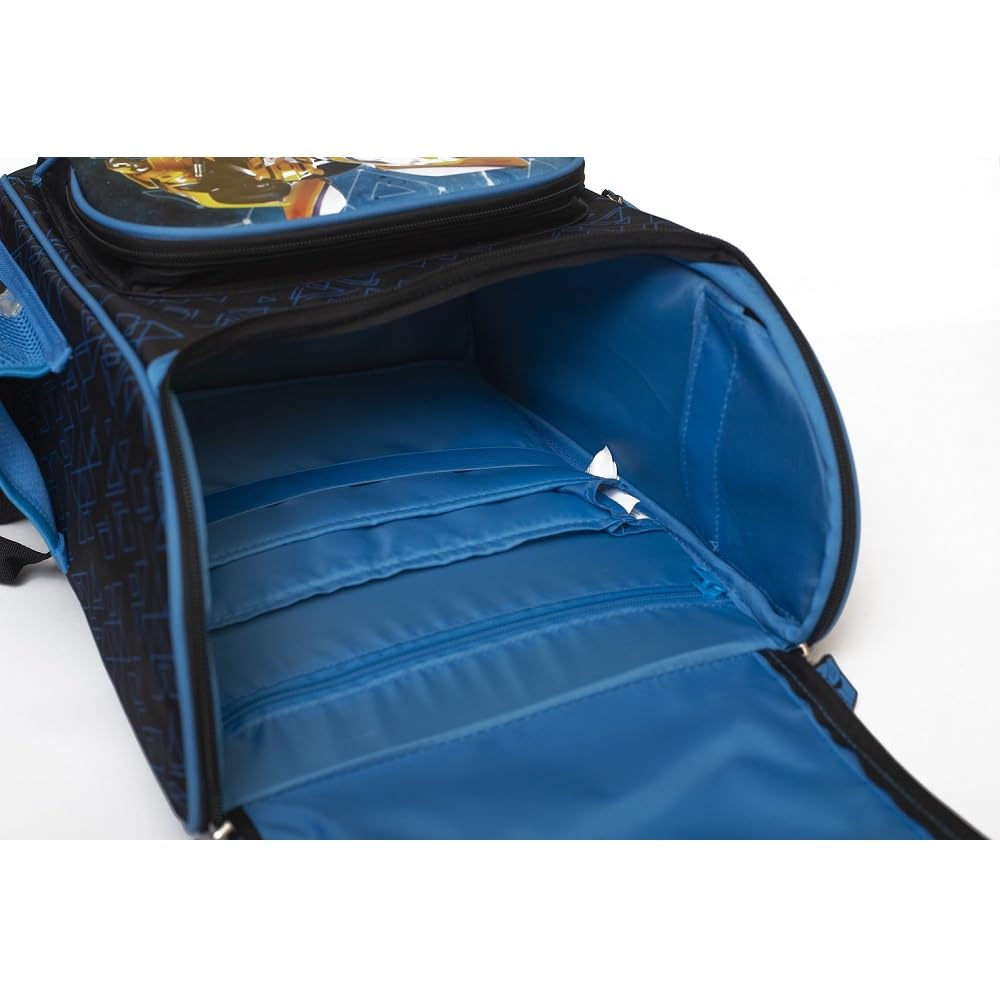 Familando Transformers school backpack set complete 8-piece with pencil case and gym bag, ergonomic school bag for boys and girls 1st to 4th grade.