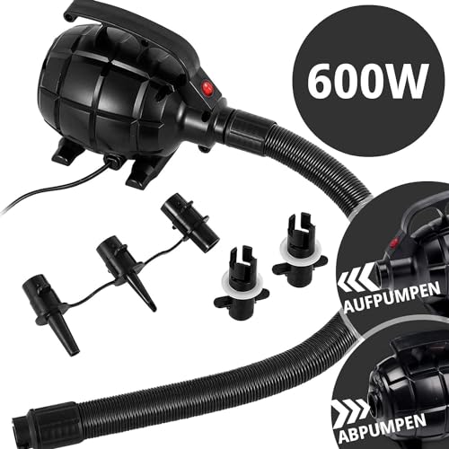 VENDOMNIA Airtrack Mat, inflatable gymnastics mat in 10/20cm height, available in 1/2/3/4/5/6/7/8m length, with electric pump & bag. Perfect for tumbling, training, fitness, sports, and yoga.