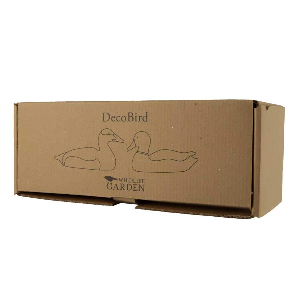 WILDLIFEGARDEN Wildlife Garden WG457 DecoBird Mallard, male - Hand-carved decorative wooden bird - Large European birds