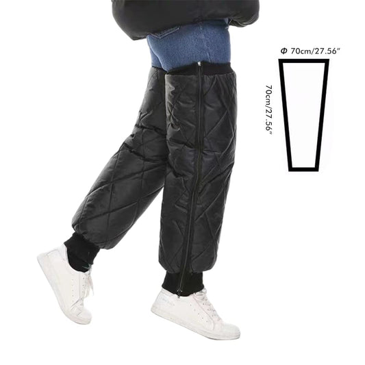 Bozaap Windproof Leg Gaiters, Motorcycle Warm Knee Protectors Cover Winter Warm Leggings Covers Motorcycle Bike Winter Ski