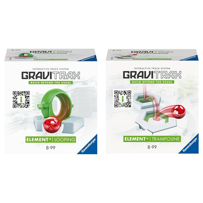 Ravensburger GraviTrax Element Looping 22412 - GraviTrax expansion for your marble run & GraviTrax Element Trampoline 22417 - GraviTrax expansion