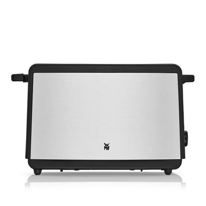 WMF Bueno Edition Toaster 2 Slice Stainless Steel, Two-slot toaster with bread roll attachment, 2 slices, 7 browning levels, 800 W, matte stainless steel