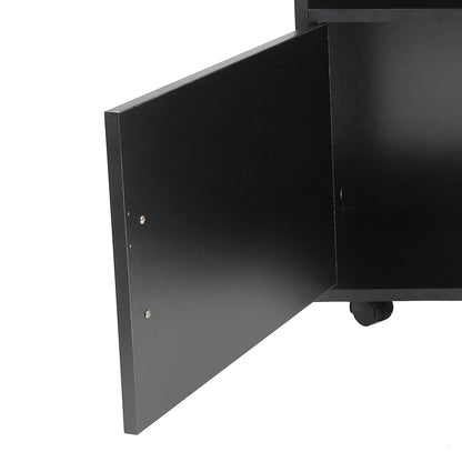 GOTOTOP file cabinet, Mobile MDF printer table Wood cabinet for offices for study rooms