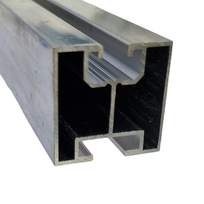 1X Aluminum profile 40x40-2500 mm parts for photovoltaic systems hammerhead screw rail mounting profile solar module mounting profile 2.5 m