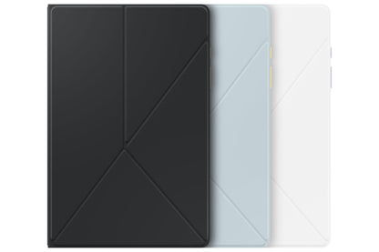 Samsung Book Cover EF-BX210 for Galaxy Tab A9, tablet cover, slim, lightweight design, stylish protection, two practical stand options, black.