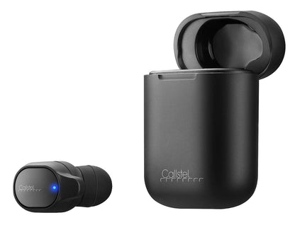 Callstel Live Translator: 2-in-1 live translator and in-ear mono headset with powerbank box & app (simultaneous translator, freisprecheinrichtung).