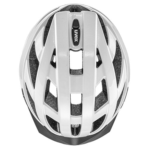 uvex i-vo - Lightweight all-round helmet for women and men - individual size adjustment - expandable with LED light - White - 52-57 cm
