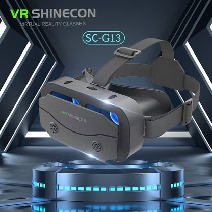 (Newest) VR Goggles 3D, Virtual Reality Goggles, comfortable for 4.5-7.2 inch smartphones, Samsung, Android, 90-100° viewing angle, 360° rotation, with controller (Black)