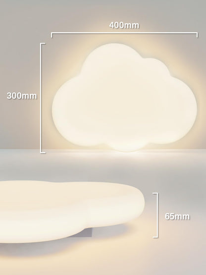 FANLG Ceiling Light Kids Room 40cm, dimmable LED Ceiling Lamp with Remote Control With night light function Cloud Ceiling Light for Bedroom, Living Room, Kids Room