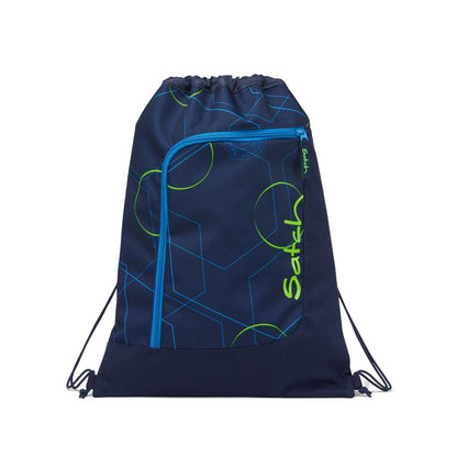 Satch Pack school backpack set 3pc with pencil case and gym bag (Blue Tech)