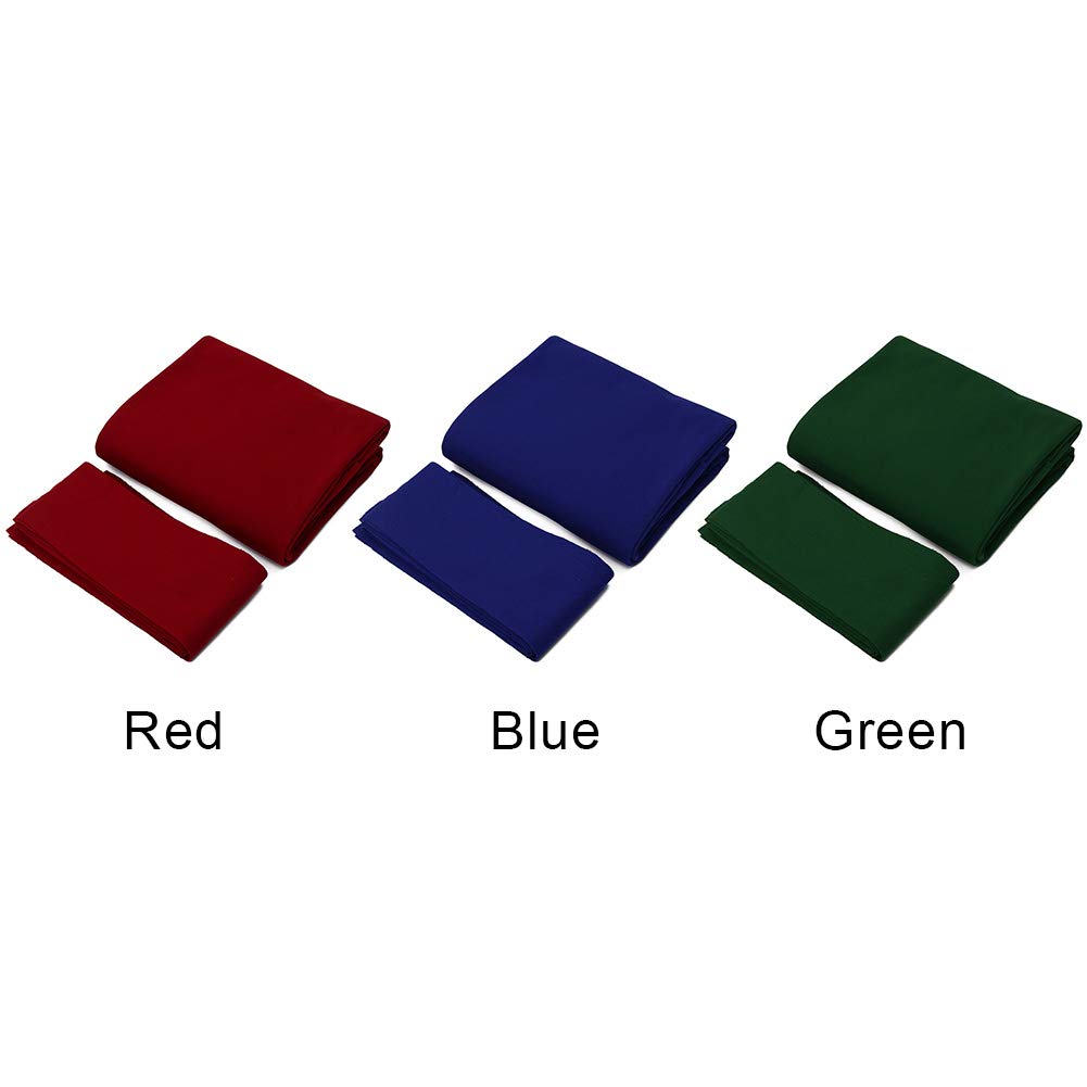 Pool table felt - combed wool + nylon tablecloth - Home Hotel 7/8/9 foot mat 6 piece striped bar billiard cloth professionally durable
