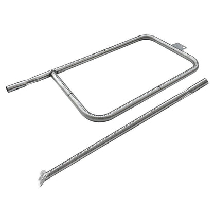 Stainless steel burner tube fits Weber Q300/Q3000 series gas grills (replacement part 60036/80387/65032).