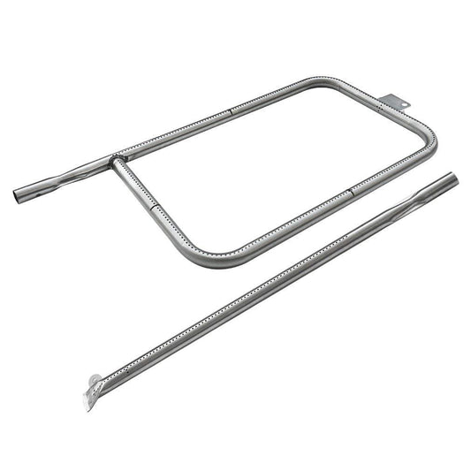 Stainless steel burner tube fits Weber Q300/Q3000 series gas grills (replacement part 60036/80387/65032).