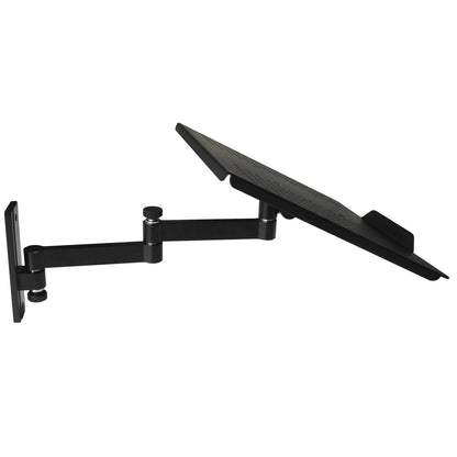 Spiral black universal wall mount with shelf adapter plate for laptop notebook netbook tablet PC Model: L52B-APBA
