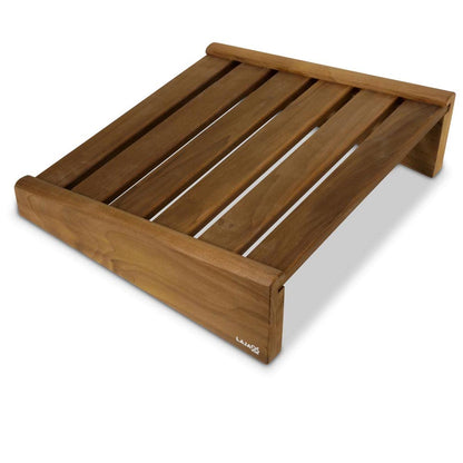LaJa26 sauna headrest Thermo FSC aspen wood - ideal for neck and shoulders - durable - ergonomic - relaxing and long-lasting - can also be used as a back or footrest - handmade in Europe
