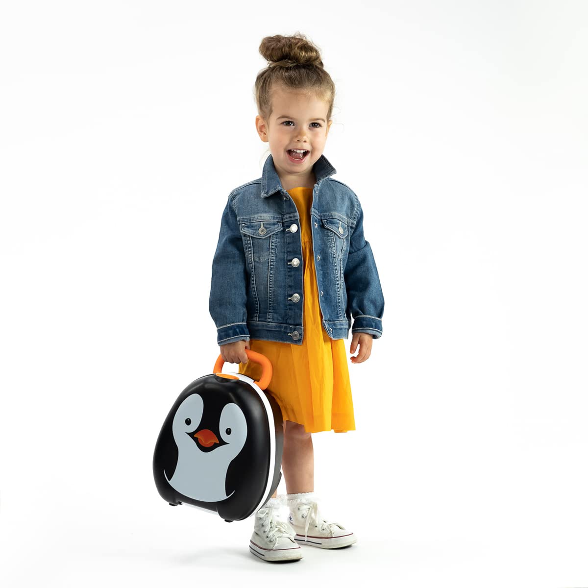 My Carry Potty - Penguin travel potty, award-winning portable toilet seat for toddlers that children can take with them anywhere.