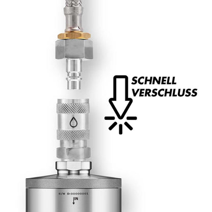 Alb filter active undercounter complete set quick-release stainless steel natural