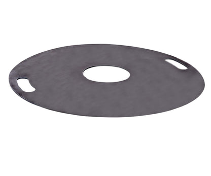80 cm fire plate with handle, 5 mm grill plancha, fire bowl, grill plate, fire barrel.