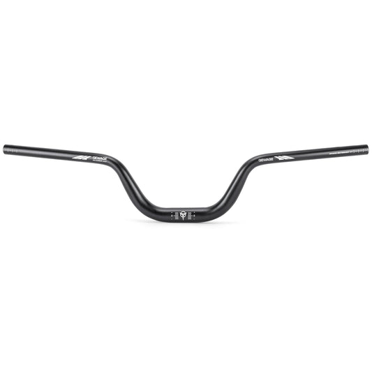 Daring bicycle riser handlebar made of lightweight aluminum alloy, 780mm long, compatible with 31.8 stem, ideal for mountain, road, and hybrid bikes with multiple rise options. (120mm height)