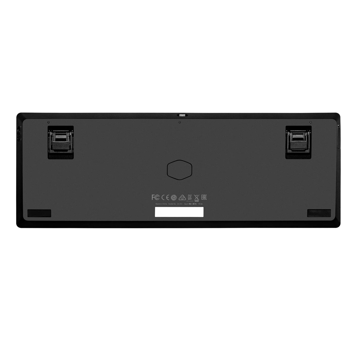 Cooler Master CK721 Mechanical Gaming Keyboard - 65% Layout, Brown Switches, RGB Lighting, Hybrid Wireless Technology, Precision Wheel - Space Grey, DE - QWERTZ