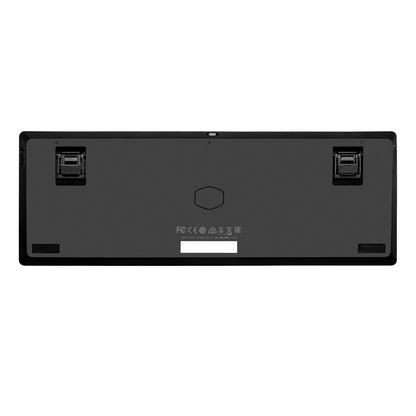 Cooler Master CK721 Mechanical Gaming Keyboard - 65% Layout, Brown Switches, RGB Lighting, Hybrid Wireless Technology, Precision Wheel - Space Grey, DE - QWERTZ