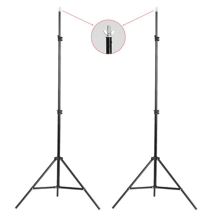 Andoer Photo Studio Kit, 1.8M x 2.7M Background Support System (Green Black White) with Softbox, Continuous Light, White Soft Light Umbrella, Reflector for Portraits, Product Photography, and Video Recording