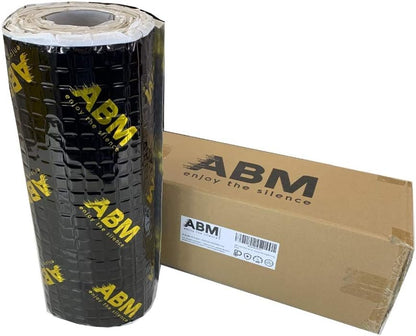 ABM Alubutyl BLACK 2.0 mm x 40 cm x 5 meters = 2 m² Self-adhesive Alubutyl soundproofing mat, car insulation, vehicle insulation.