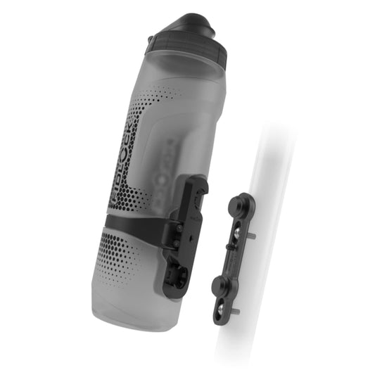 Fidlock Twist Bottle 800 Ml + Bike Base Grey - Innovative magnetic bike bottle incl. 800 ml size - Color Transparent