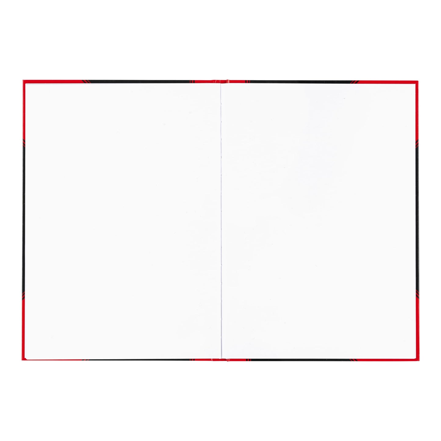Bantex A4 blank notebook, 192 pages, 70 gsm, hardcover, black, pack of 6.