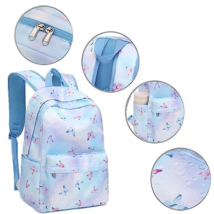 Jumpopack school backpack set girls backpack set Teenage girl backpack Teenage girl rucksack butterfly