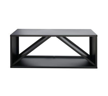 WESTMANN steel firewood rack | 104x34x40 cm black | Firewood rack for indoor & outdoor use | Firewood basket & log holder for storage.