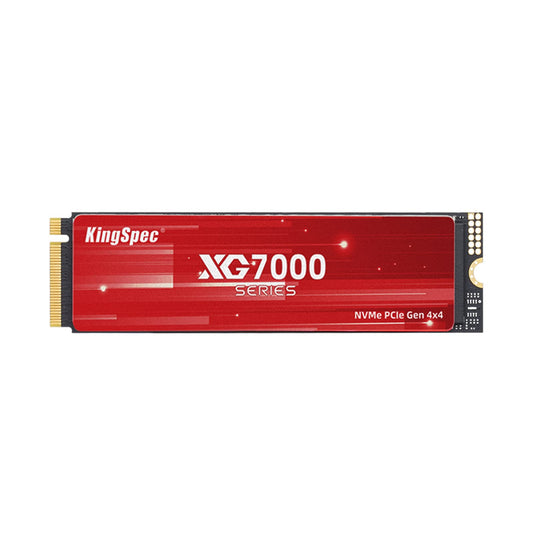 KingSpec XG7000 2TB SSD NVMe M.2, 2280 SSD PCIe 4.0 Gen 4x4, Incredible read/write speeds up to 7400/6600 MB/s, Internal M2 PCIe SSD compatible with gaming console/desktop/gaming laptop.