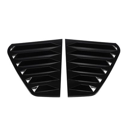 Active window blinds for rear Golf 7 R 7 7.5 2013-2020 Racing style window blinds Ventilation cover Black