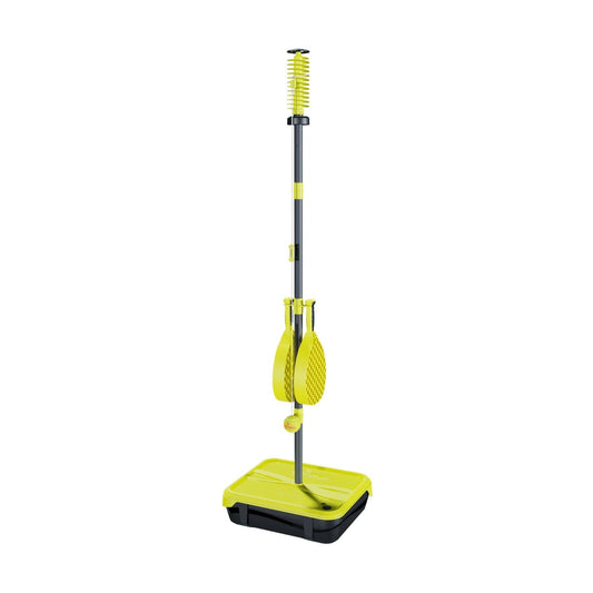 Swingball PRO Set for all surfaces, the ultimate game for ages 6 and up to adults, real tennis ball and 2 power racquets, adjustable height up to 1.8 meters.